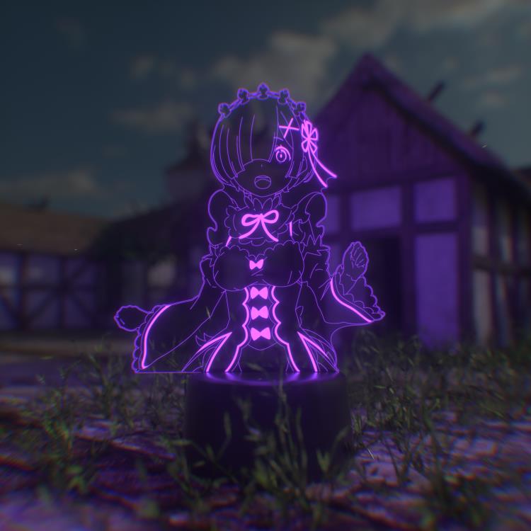 Re:Zero Starting Life in Another World Rem Otaku Lamp