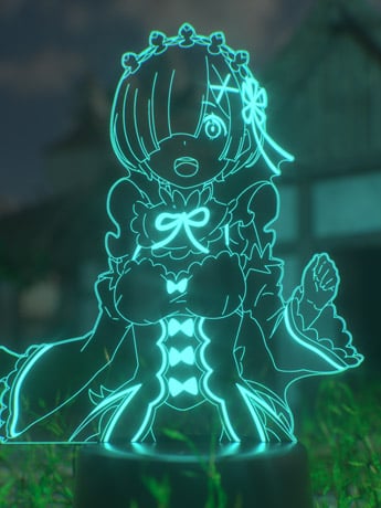 Re:Zero Starting Life in Another World Rem Otaku Lamp
