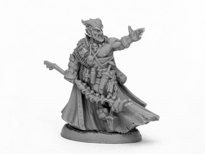 Reaper Bones Black Vatanis, Maggotcrown Warlock Miniature Gallery Image 1