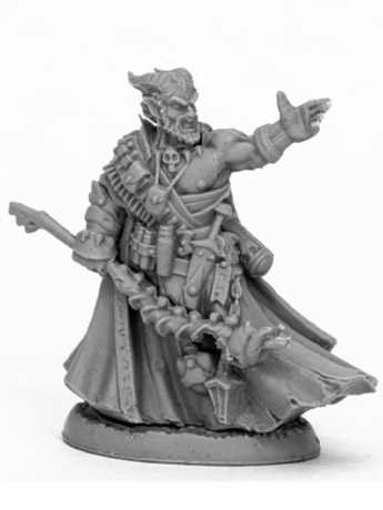 Reaper Bones Black Vatanis, Maggotcrown Warlock Miniature Gallery Image 2