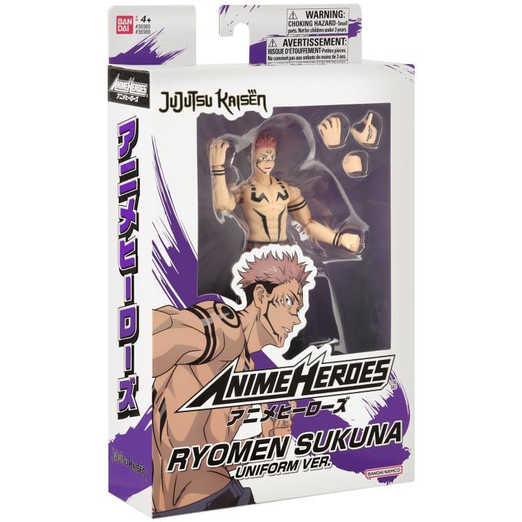 Jujutsu Kaisen Anime Heroes Ryomen Sukuna (Uniform Ver.) Action Figure Gallery Image 11