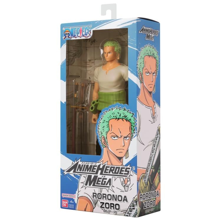 roronoa One Piece Anime Heroes Mega Roronoa Zoro Figure