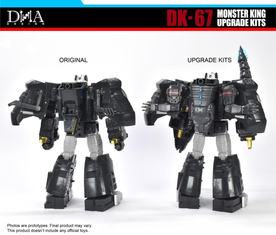 DK-67G MONSTER KINGUPGRADE KITSトランスフォーマー DNA Design DK-67 Megazauron Monster King Upgrade Kit – Kapow Toys