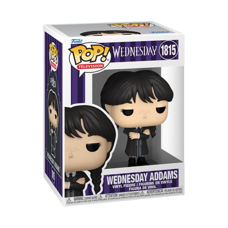 Wednesday Pop! Television #1815 Wednesday Addams (Black Coat) Gallery Image 3