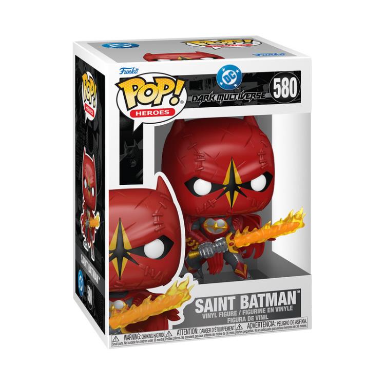Tales from the Dark Multiverse Pop! Heroes #580 Saint Batman Gallery Image 3