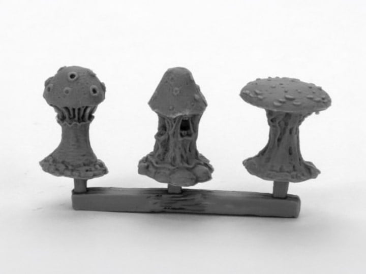 Reaper Bones Black Shrieking Fungi Miniatures Set Gallery Image 1
