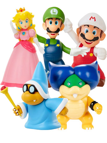 World of Nintendo 2.5-Inch Scale Wave 54 Set of 5 Limited Articulation Figures Gallery Image 2