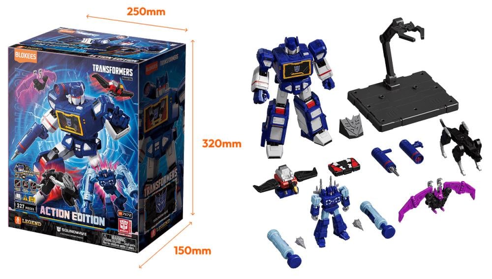 Transformers Action Edition 03 Soundwave Model Kit Gallery Image 12