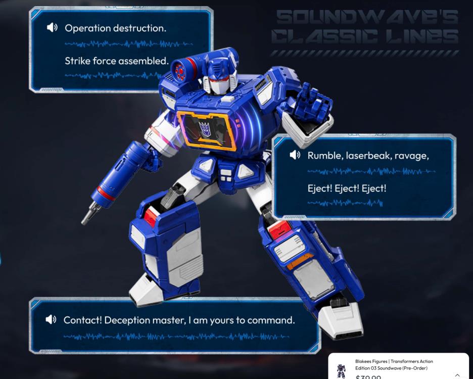 Transformers Action Edition 03 Soundwave Model Kit Gallery Image 14