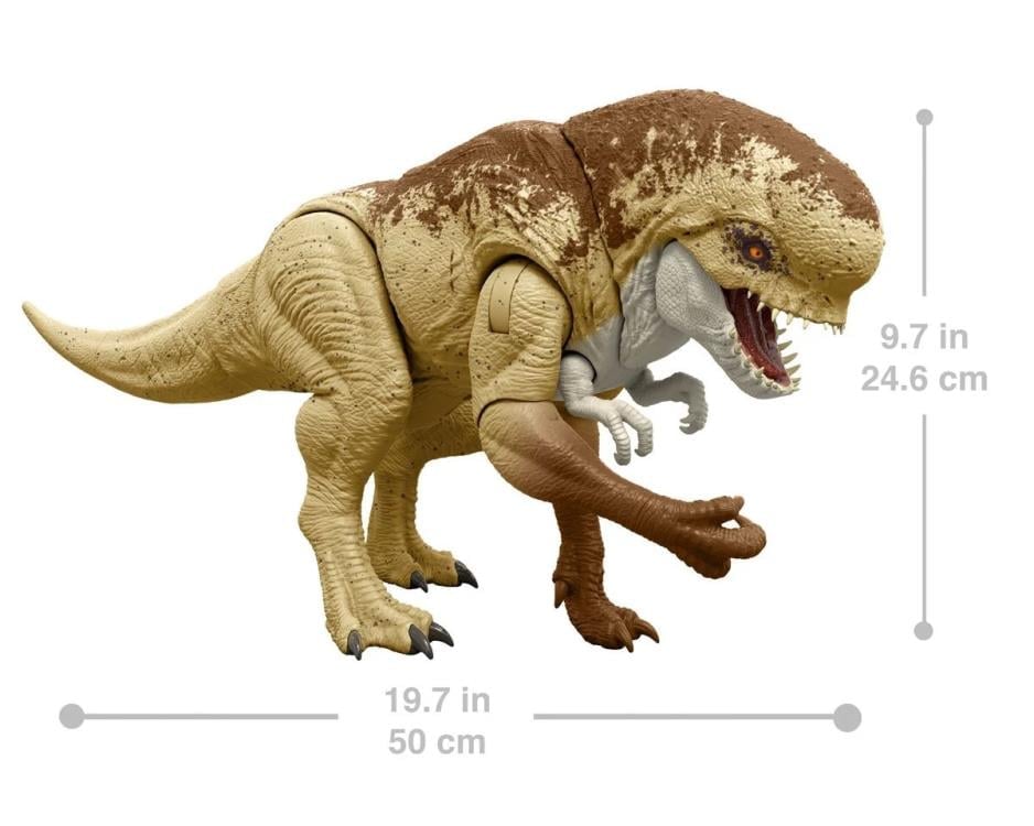 Jurassic World Rebirth Rumble 'N Rampage Distortus Rex Action Figure Gallery Image 6