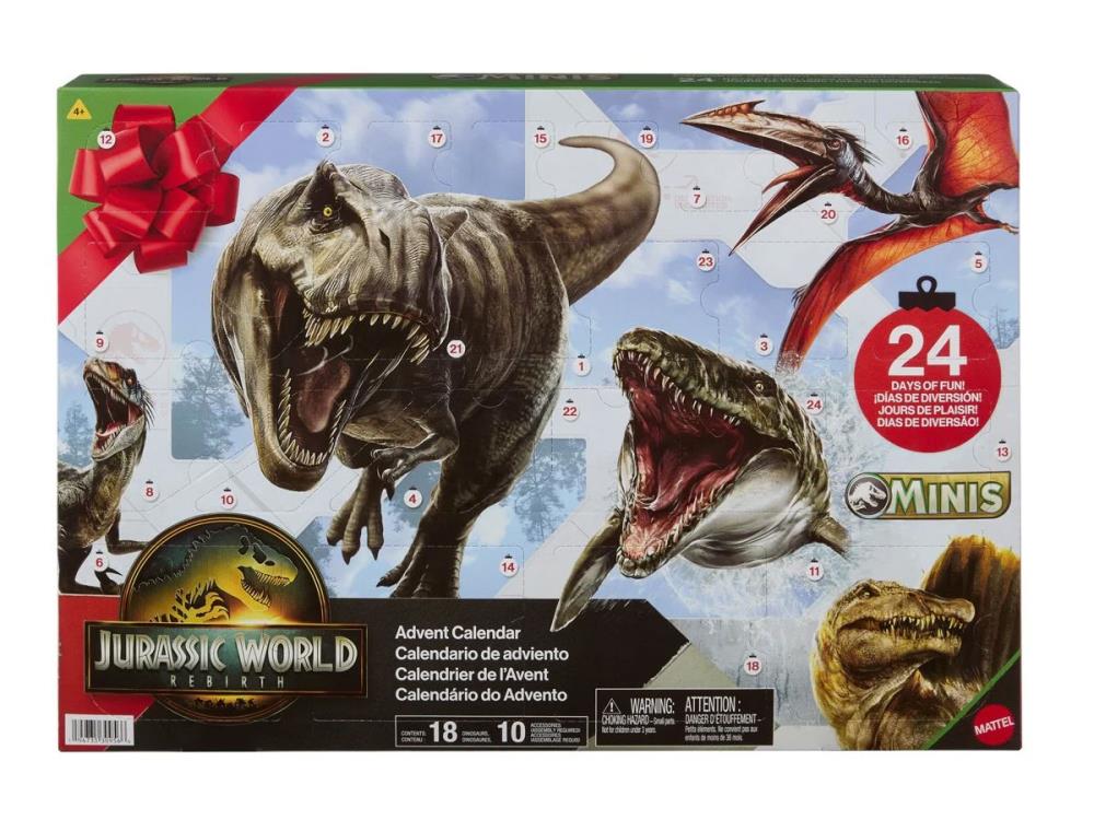 Jurassic World Rebirth 2025 Advent Calendar