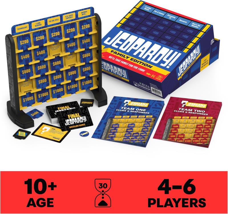 Jeopardy Family Edition Board Game Gallery Image 3