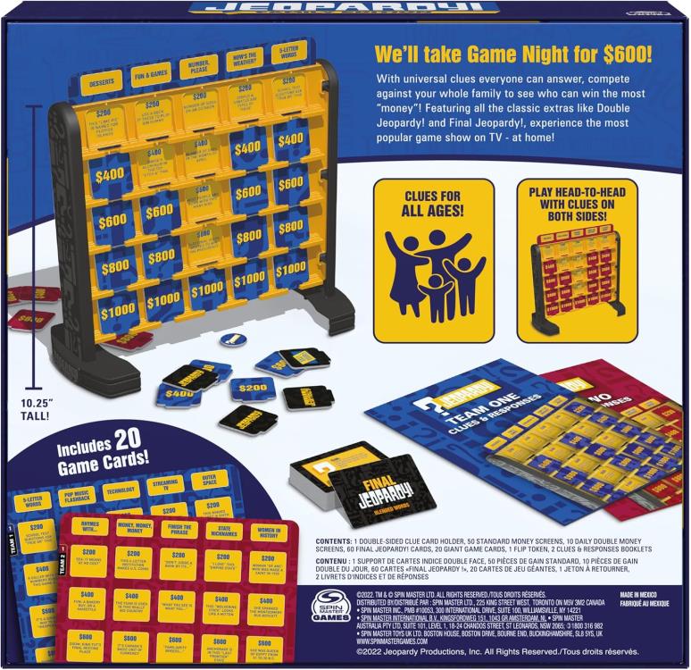 Jeopardy Family Edition Board Game Gallery Image 10