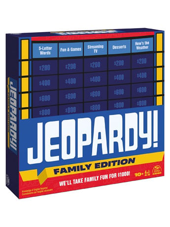 Jeopardy Family Edition Board Game Gallery Image 2