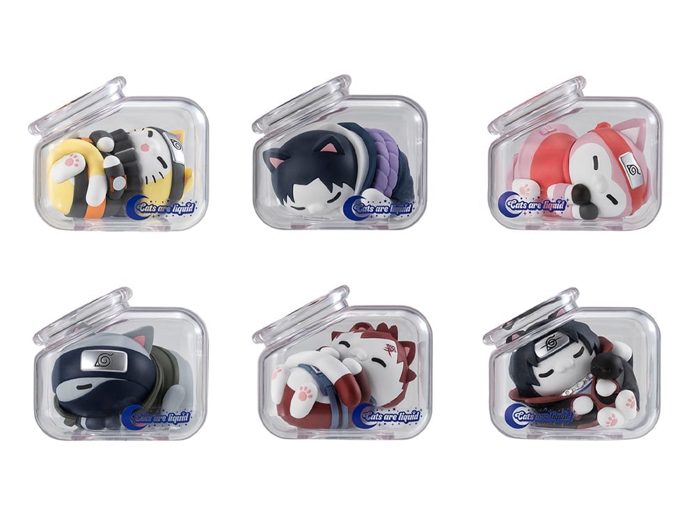 Naruto: Shippuden Nyaruto! Mega Cat Project Goodnight Nyaruto! (Cats Are Liquid) Box of 8 Random Figures Gallery Image 1
