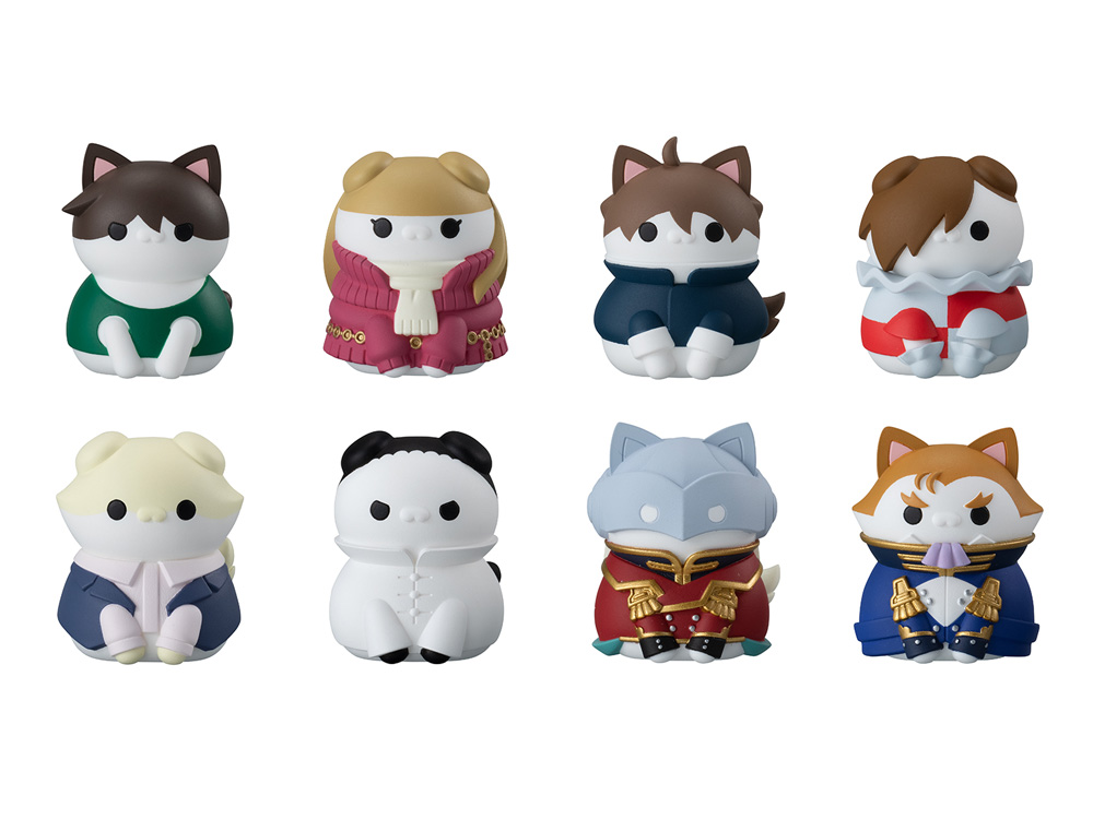 Mobile Suit Gundam Wing Mega Cat Project Nyandum Wing Cat Transformation Box of 8 Random Figures Gallery Image 1