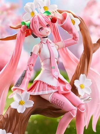 Vocaloid Fantastics Series Hatsune Miku (Sakura Ver.) Model Kit Gallery Image 2