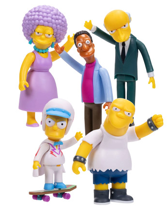 The Simpsons 2.5-Inch Scale Wave 5 Set of 5 Action Figures