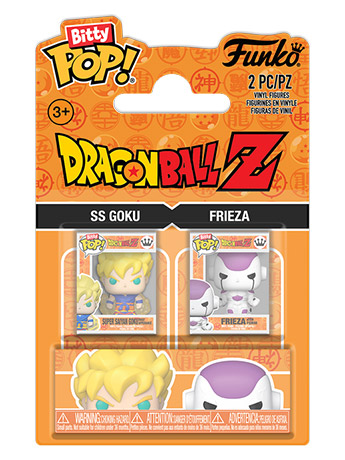 Dragon Ball Z Bitty Pop! Super Saiyan Goku & Frieza Two-Pack Gallery Image 2