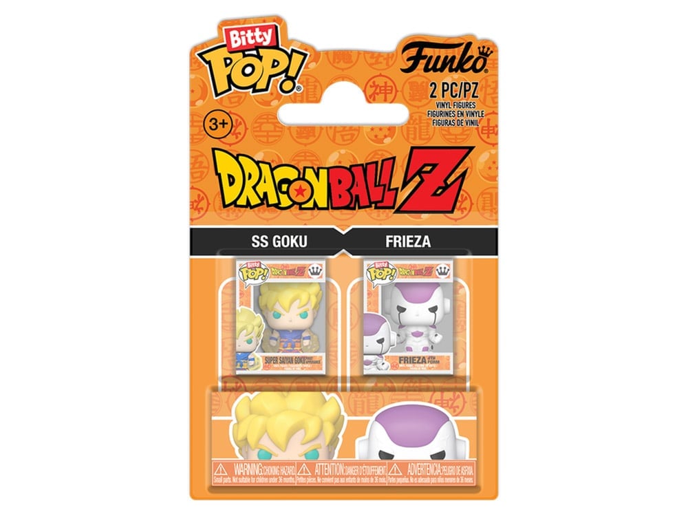 Dragon Ball Z Bitty Pop! Super Saiyan Goku & Frieza Two-Pack Gallery Image 1