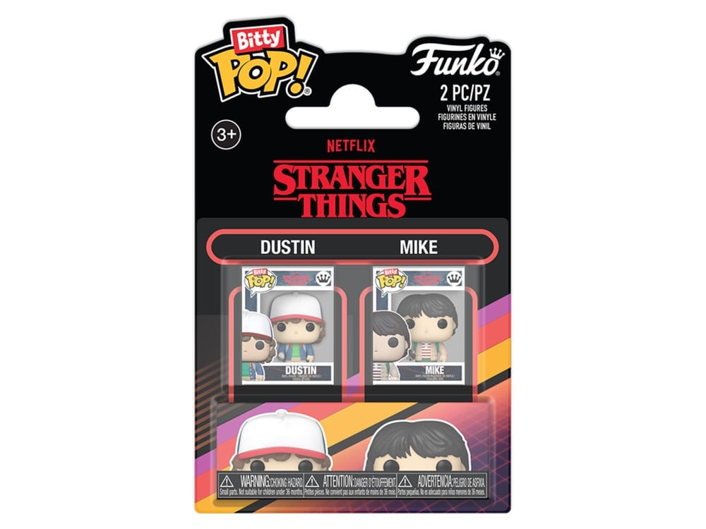Funko Bitty Pop! ST SZN1 - Dustin 4pk and a Surprise Cameroon