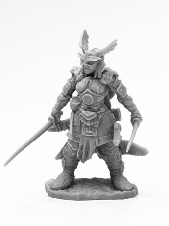 Reaper Bones Black Frost Giant Heroine Miniature Gallery Image 2