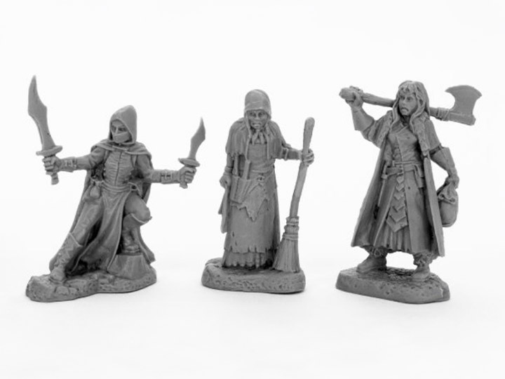 Reaper Bones Black Women of Dreadmere Miniatures Set Gallery Image 1
