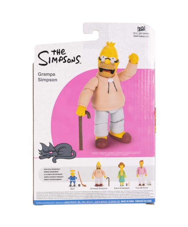 The Simpsons Grampa Simpson 5-Inch Scale Action Figure Gallery Image 9