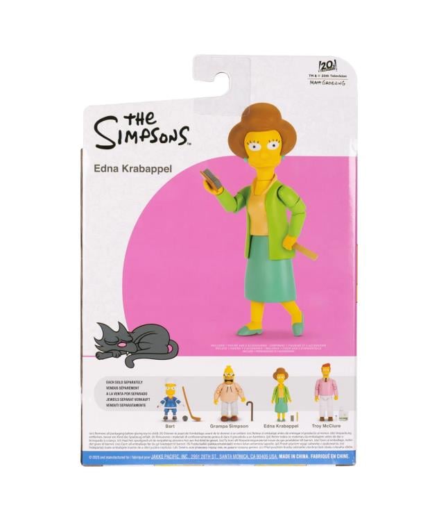 The Simpsons Edna Krabappel 5-Inch Scale Action Figure Gallery Image 8