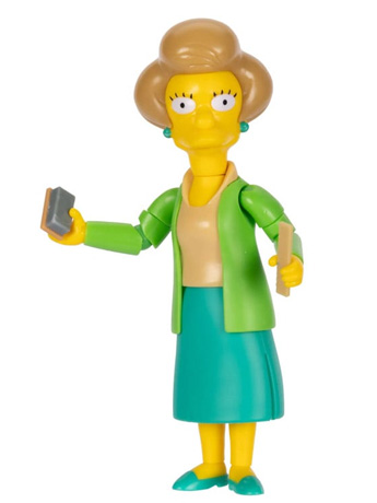 The Simpsons Edna Krabappel 5-Inch Scale Action Figure Gallery Image 2