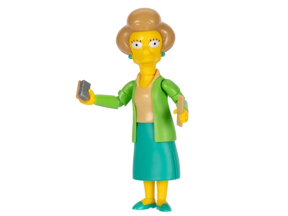 The Simpsons Edna Krabappel 5-Inch Scale Action Figure Gallery Image 1