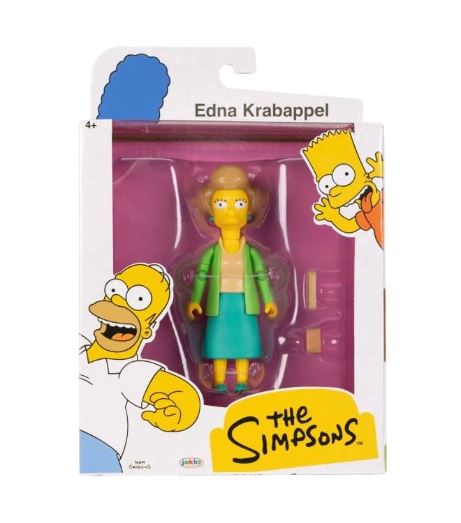 The Simpsons Edna Krabappel 5-Inch Scale Action Figure Gallery Image 7