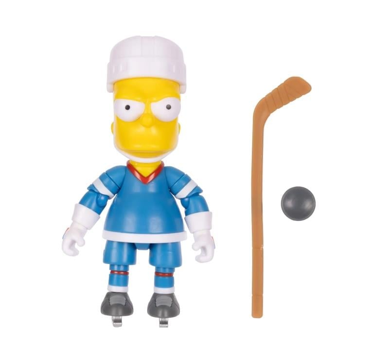 The Simpsons Bart Simpson (Hockey) 5-Inch Scale Action Figure Gallery Image 3