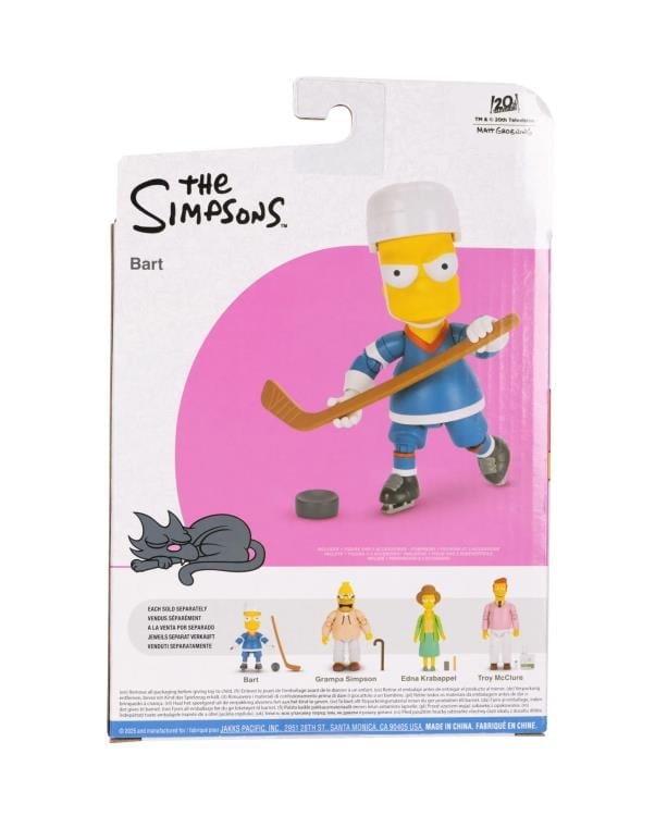 The Simpsons Bart Simpson (Hockey) 5-Inch Scale Action Figure Gallery Image 8