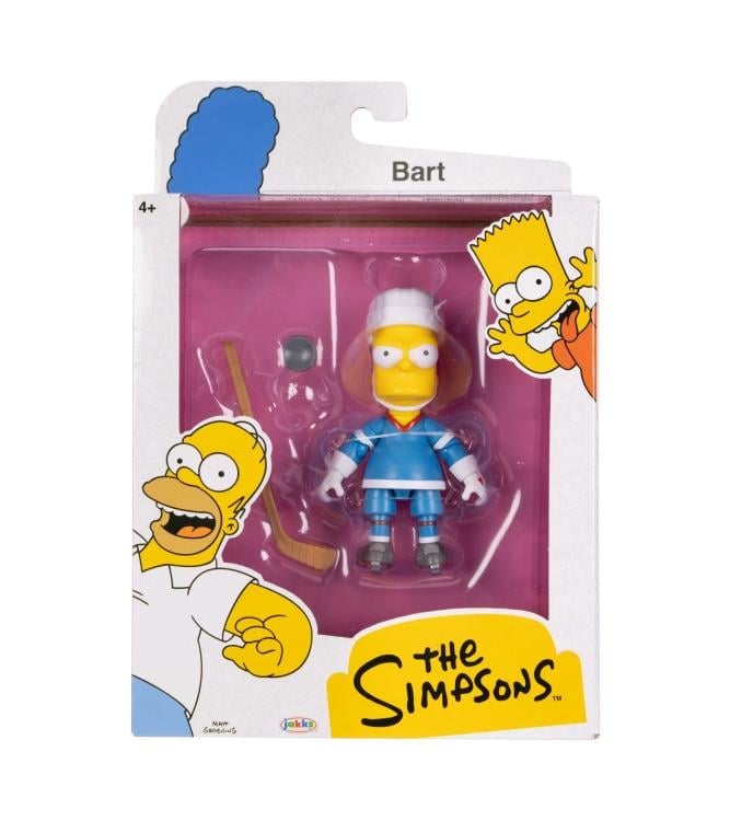The Simpsons Bart Simpson (Hockey) 5-Inch Scale Action Figure Gallery Image 7
