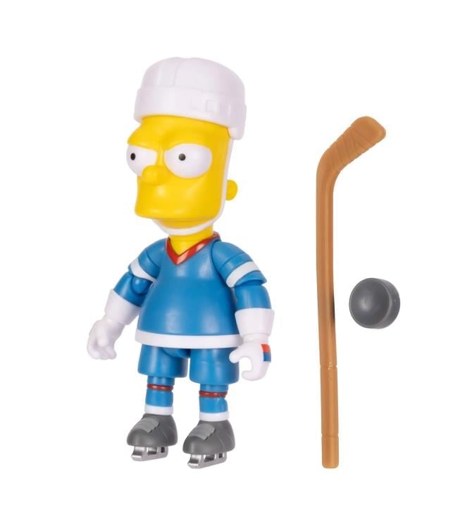 The Simpsons Bart Simpson (Hockey) 5-Inch Scale Action Figure Gallery Image 4