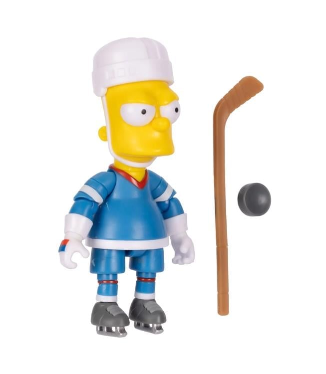 The Simpsons Bart Simpson (Hockey) 5-Inch Scale Action Figure Gallery Image 5