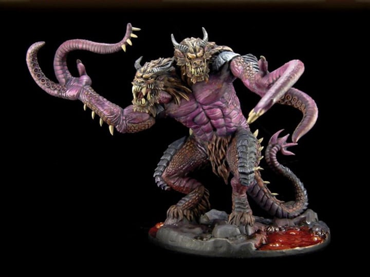 Reaper Bones Black Demonic Lasher Miniature Gallery Image 1