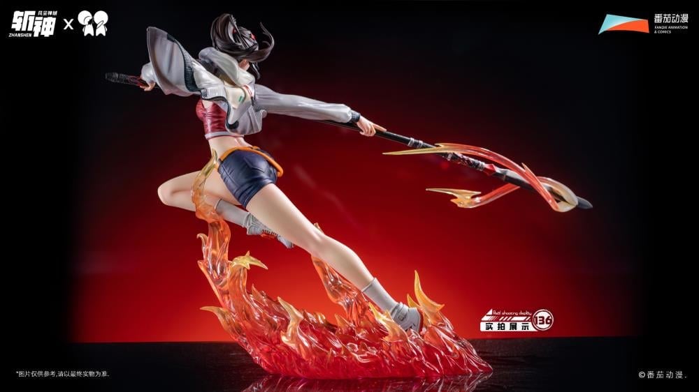 Slay the Gods Hongying (Rose Fire Feather Cloak Ver.) 1/6 Scale Figure Gallery Image 4