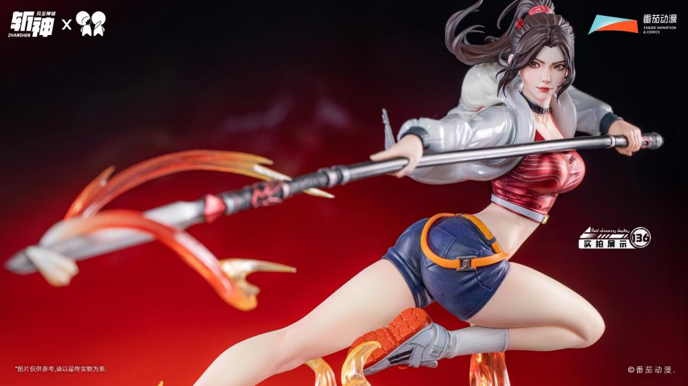 Slay the Gods Hongying (Rose Fire Feather Cloak Ver.) 1/6 Scale Figure Gallery Image 5