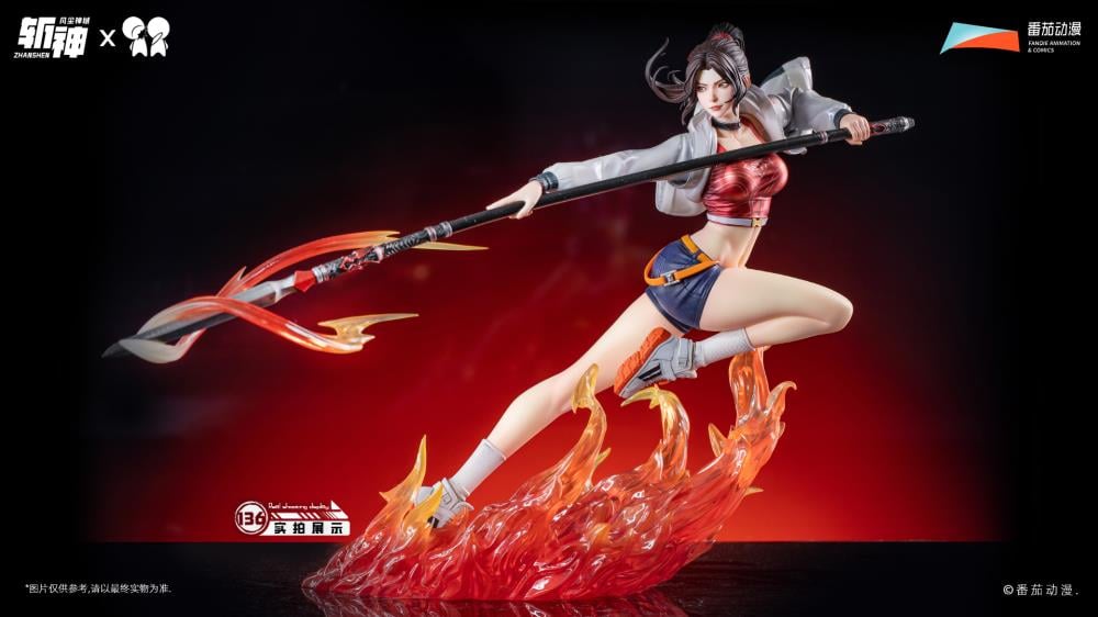 Slay the Gods Hongying (Rose Fire Feather Cloak Ver.) 1/6 Scale Figure Gallery Image 3