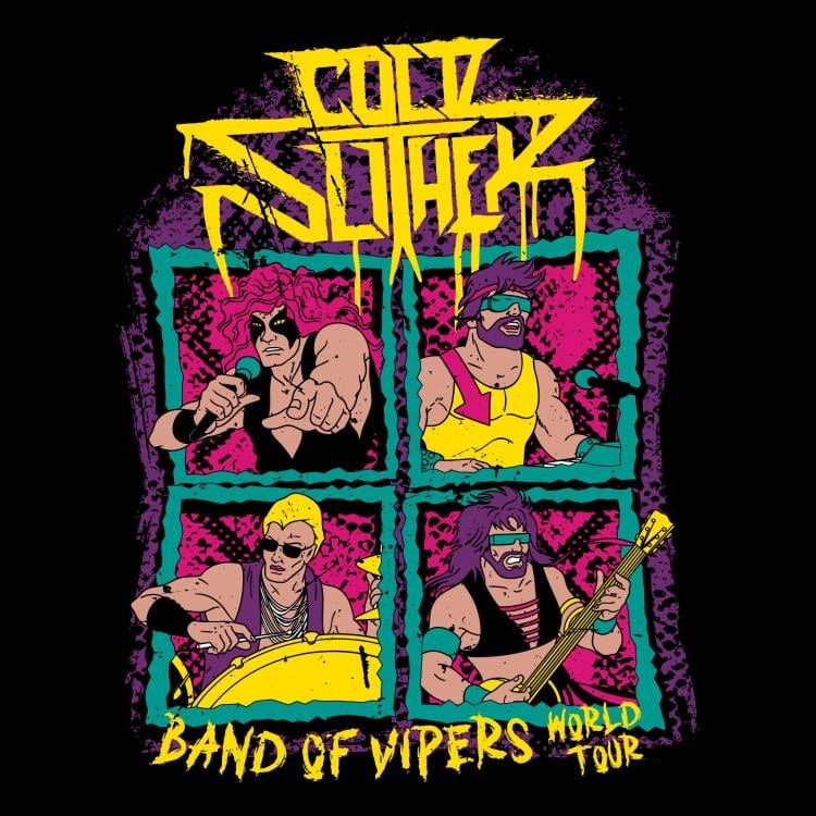 G.I. Joe Cold Slither Tour (Front and Back) T-Shirt Gallery Image 6