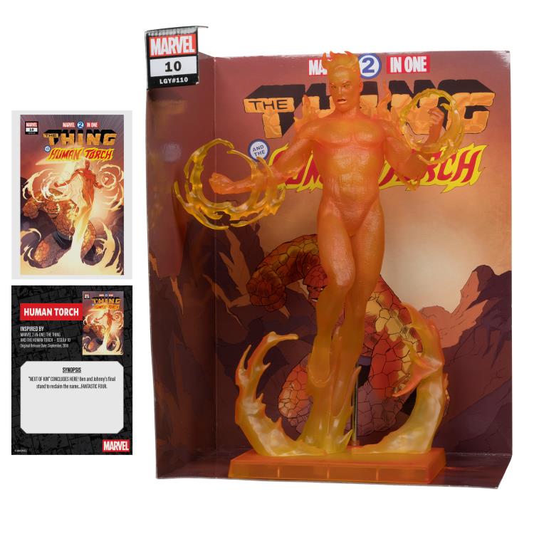 Marvel Comics The Human Torch (The Thing and the Human Torch #10) 1/6 Scale Figure Gallery Image 3