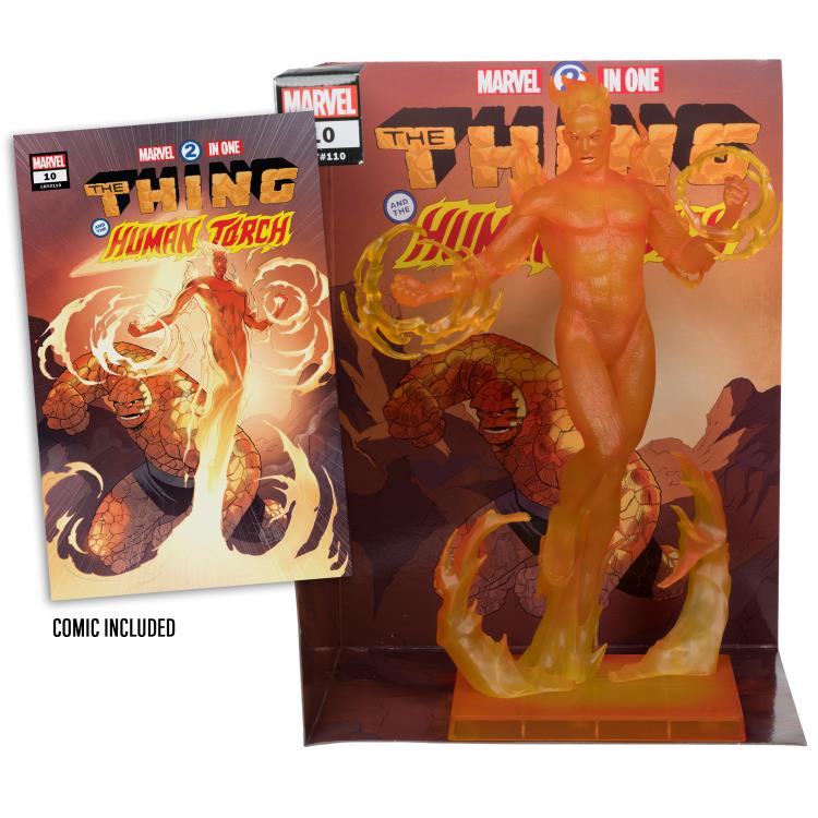 Marvel Comics The Human Torch (The Thing and the Human Torch #10) 1/6 Scale Figure Gallery Image 5