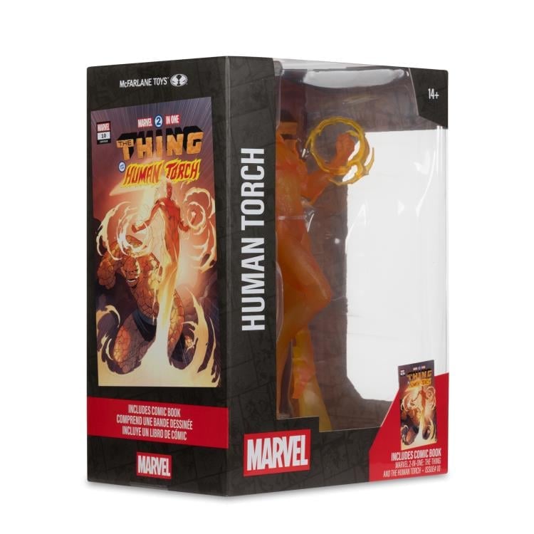 Marvel Comics The Human Torch (The Thing and the Human Torch #10) 1/6 Scale Figure Gallery Image 10