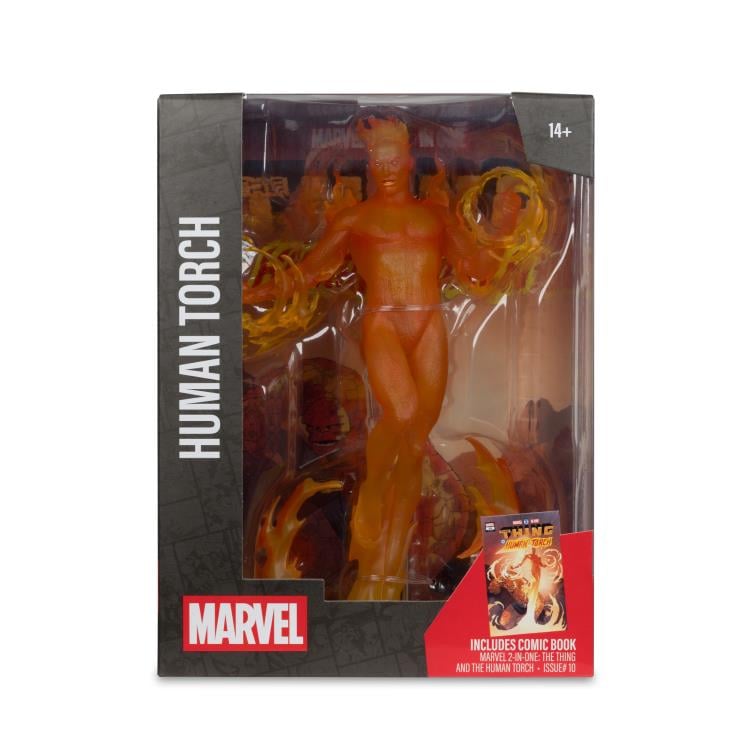 Marvel Comics The Human Torch (The Thing and the Human Torch #10) 1/6 Scale Figure Gallery Image 9
