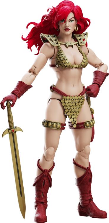 Red Sonja Epic H.A.C.K.S. Red Sonja (Red and Gold Ver.) 1/12 Scale Deluxe Limited Edition Figure Gallery Image 3