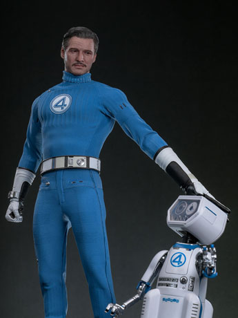 The Fantastic Four: First Steps MMS822 Mister Fantastic and H.E.R.B.I.E. 1/6th Scale Collectible Figure Set Gallery Image 2