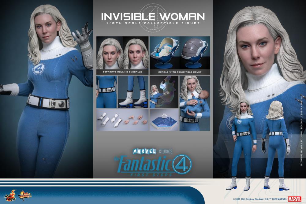The Fantastic Four: First Steps MMS Invisible Woman 1/6th Scale Collectible Figure Gallery Image 15