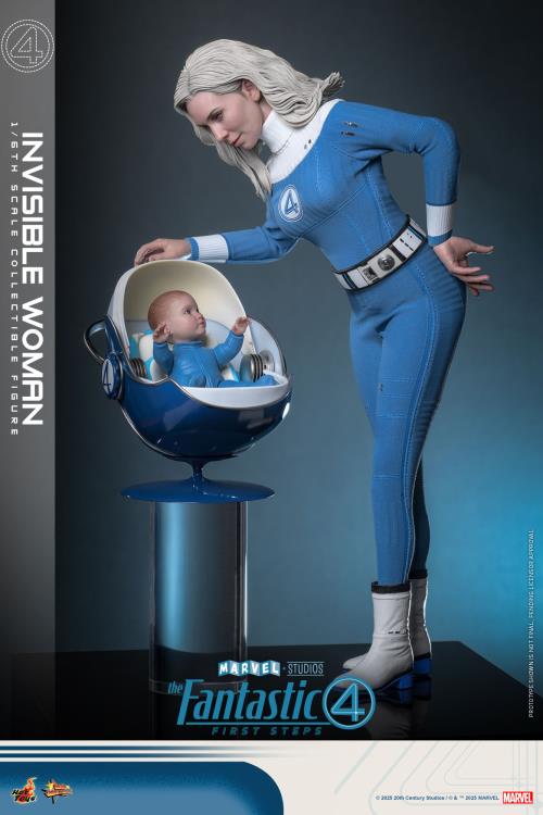 The Fantastic Four: First Steps MMS824 Invisible Woman and H.E.R.B.I.E. 1/6th Scale Collectible Figure Set Gallery Image 14